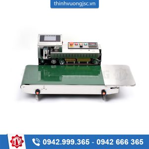 Máy hàn miệng túi liên tục in date FR-1600 (Băng tải 40cm)