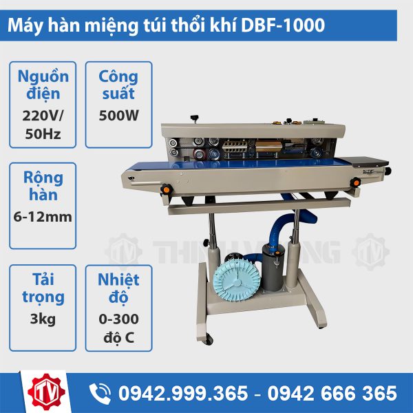 máy hàn miệng túi liên tục DBF-1000