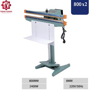Máy hàn miệng túi dập chân PSF-350/...1000 2 dây nhiệt