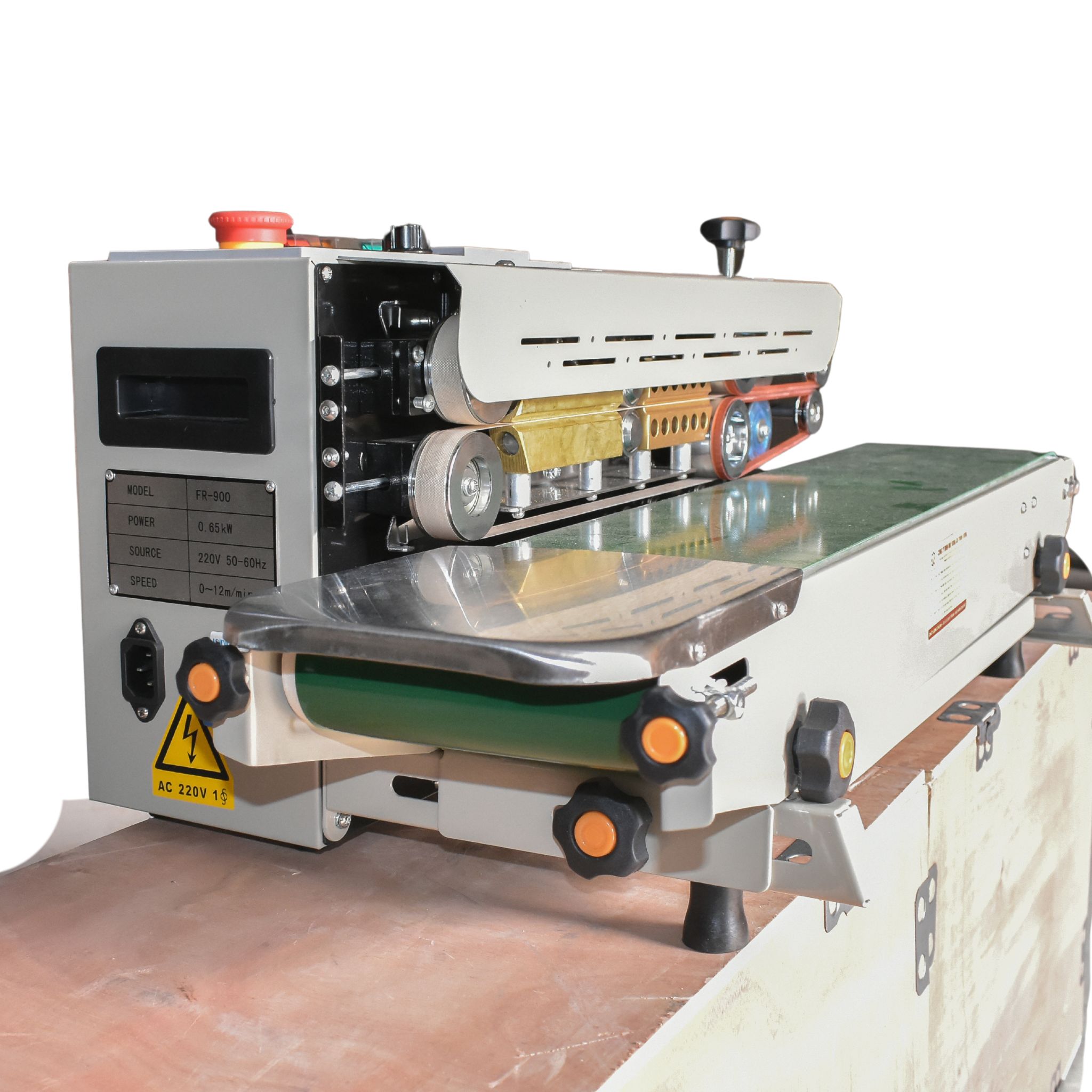 Máy hàn miệng túi liên tục hướng từ trái qua phải FR-900 – Hình ảnh máy tự động | ThinhVuongJSC.VN may han mieng tui lien tuc huong tu trai qua phai 3 – máy tại ThinhVuongJSC.VN