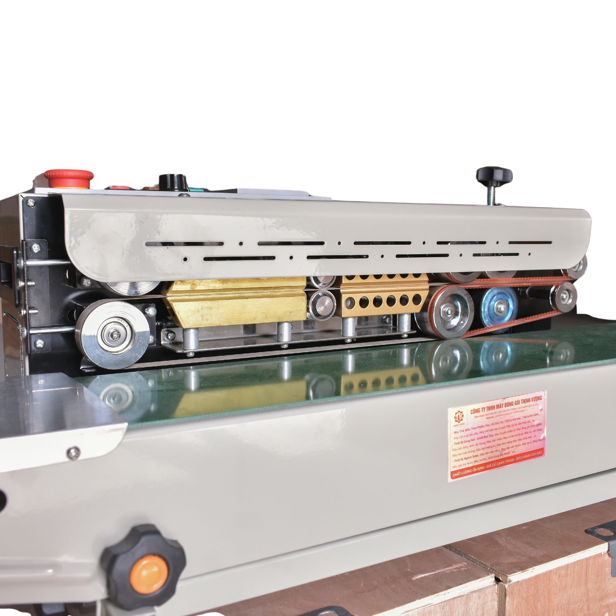 Máy hàn miệng túi liên tục hướng từ trái qua phải FR-900 – Hình ảnh máy tự động | ThinhVuongJSC.VN may han mieng tui lien tuc huong tu trai qua phai 4 – máy tại ThinhVuongJSC.VN