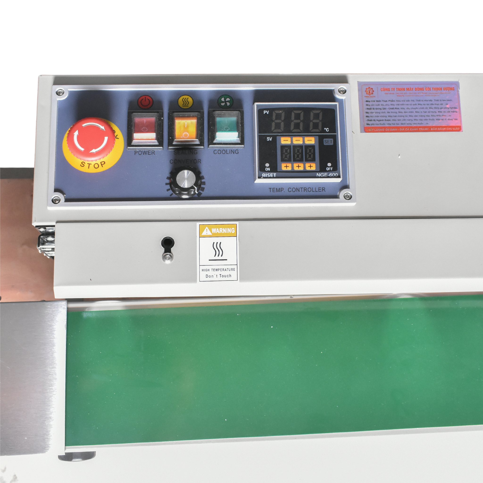 Máy hàn miệng túi liên tục hướng từ trái qua phải FR-900 – Hình ảnh máy tự động | ThinhVuongJSC.VN may han mieng tui lien tuc huong tu trai qua phai 6 – máy tại ThinhVuongJSC.VN